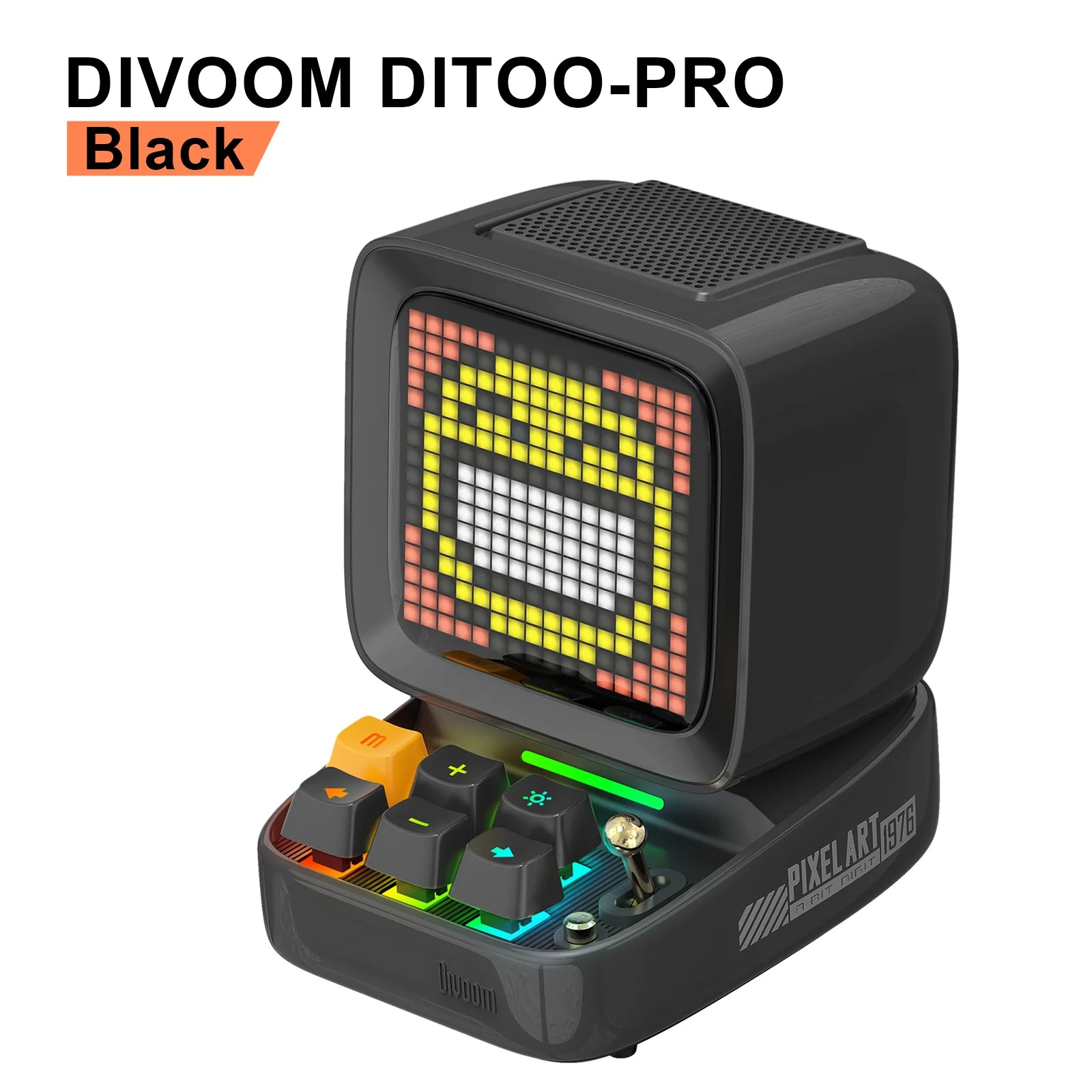 Retro Pixel Art Bluetooth Speaker – 16x16 LED Ekran z Aplikacją Divoom