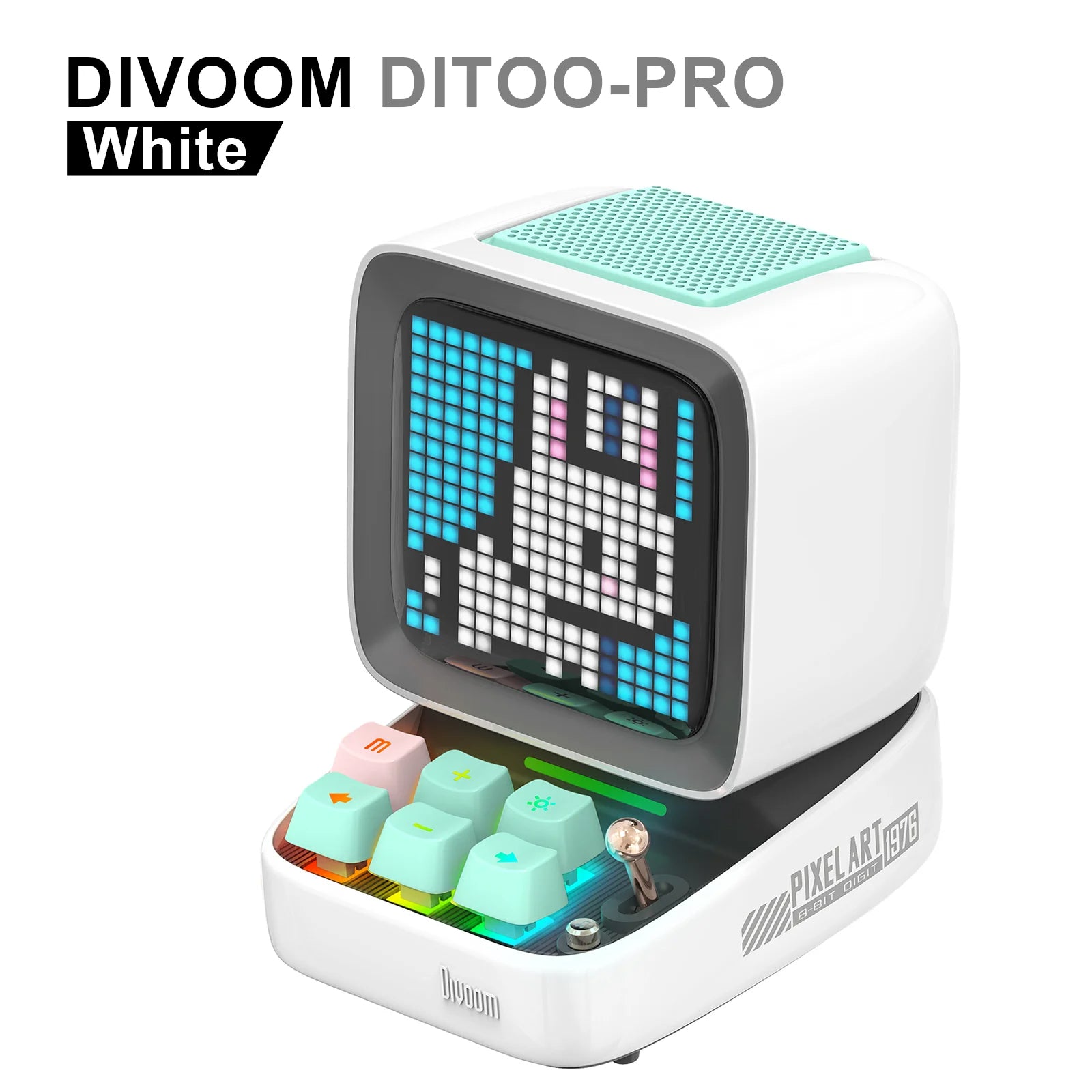 Retro Pixel Art Bluetooth Speaker – 16x16 LED Ekran z Aplikacją Divoom