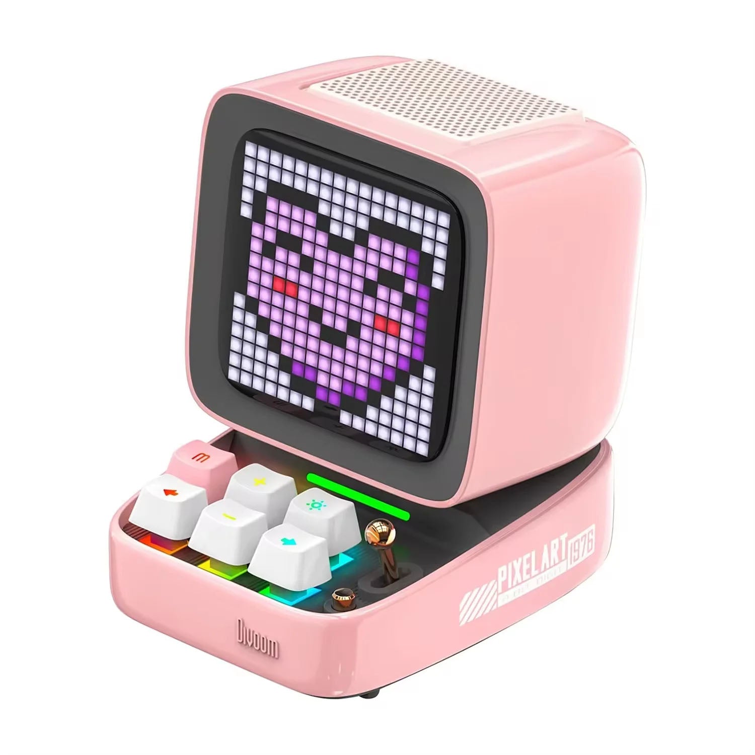 Retro Pixel Art Bluetooth Speaker – 16x16 LED Ekran z Aplikacją Divoom