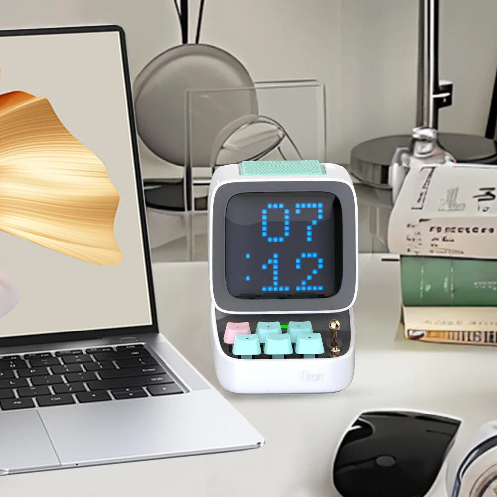 Retro Pixel Art Bluetooth Speaker – 16x16 LED Ekran z Aplikacją Divoom